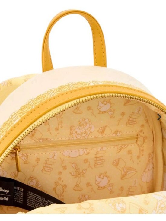 Loungefly Beauty & The Beast Belle Tonal Sketch Portrait Mini Backpack Bag NWT main image 3